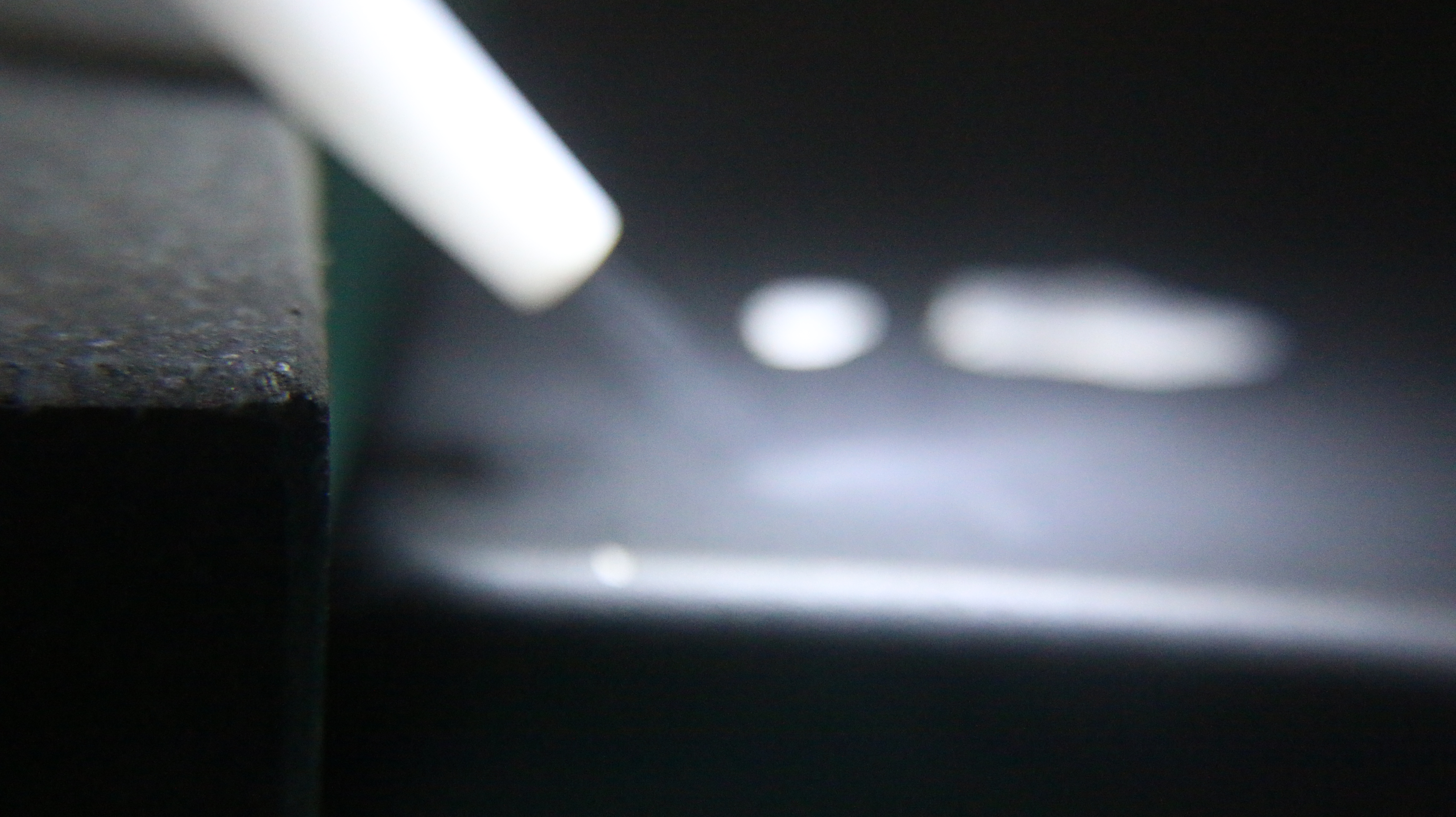 干冰喷射颗粒特写 