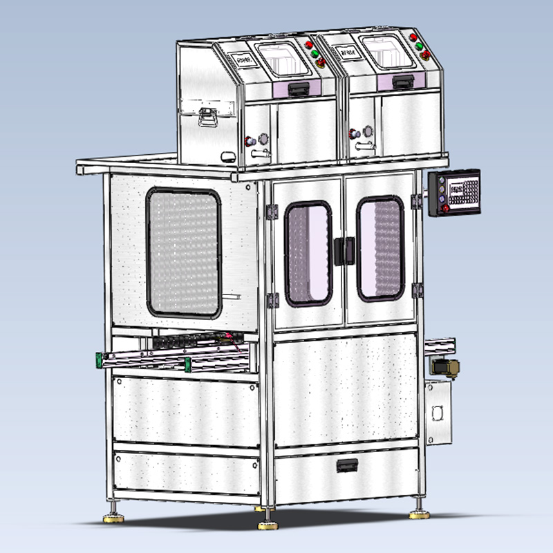 德铖在线双面干冰洗板机DC032：接驳生产线，全自动清洗，可定制生产 